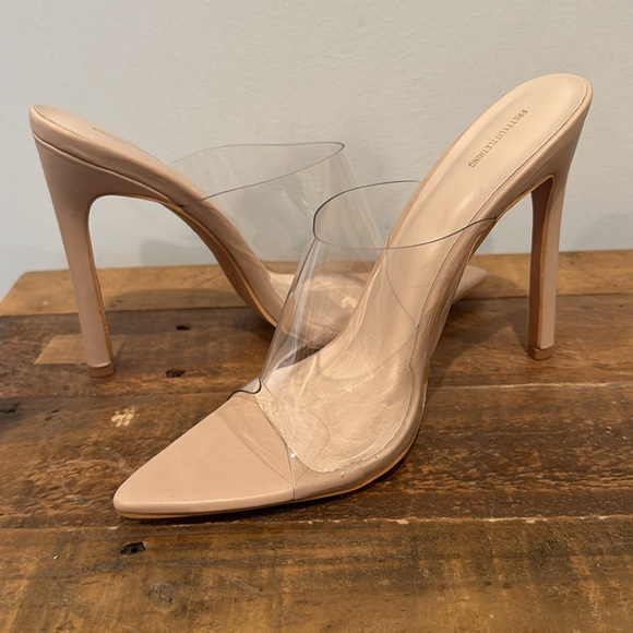 PRETTY LITTLE THING nude/clear heel - Picture 2 of 3